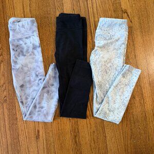 Athleta Girl Chit Chat Leggings Lot Size Small/7